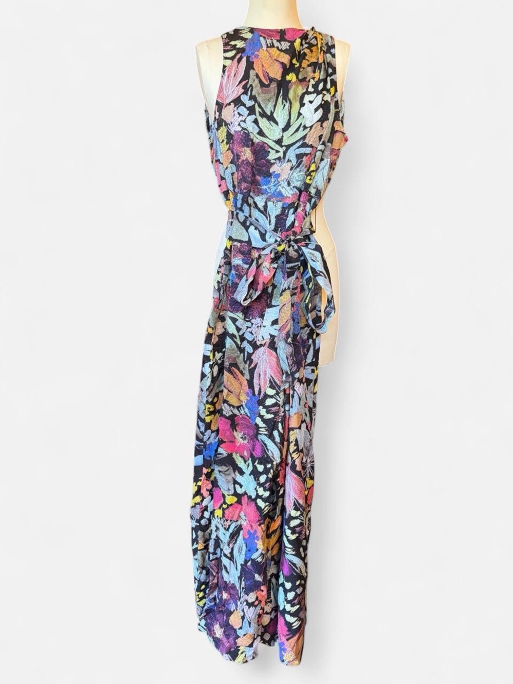 Ted Baker London Floral Wide Leg Jumpsuit | Size 3 (US 8) | Belted